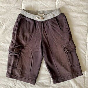 Hanna Andersson Black Cotton Pull-On Cargo Shorts Size 8